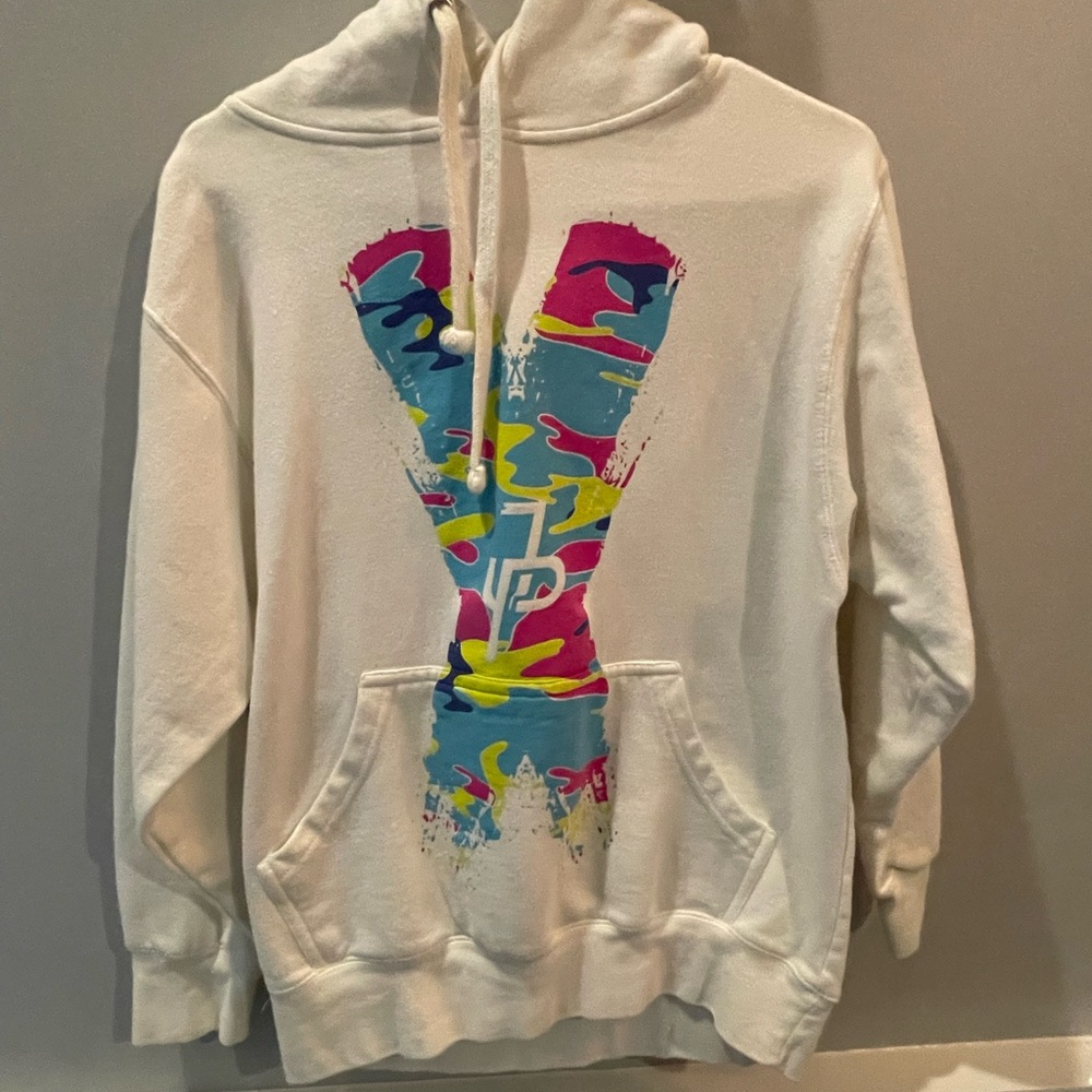Jake Paul White Hoodie. Men’s Small. Great Condition